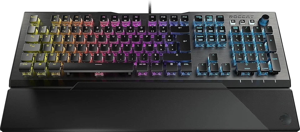 Roccat Vulcan 120 AIMO - tastiera meccanica RGB AZERTY nera per videogiochi - Immagine 3 di 4
