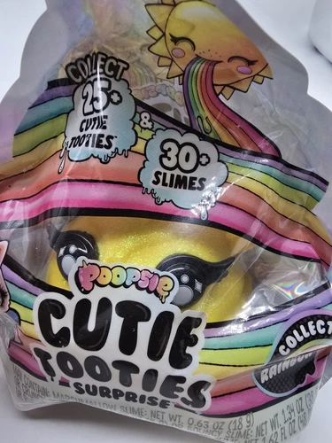 Poopsie Cutie Tooties 2018 Surprise Glitter Yellow Collect The Rainbow 1st Drop - Picture 2 of 4