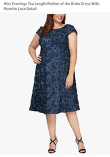 ALEX EVENING MOB DRESS TEA LENGTH