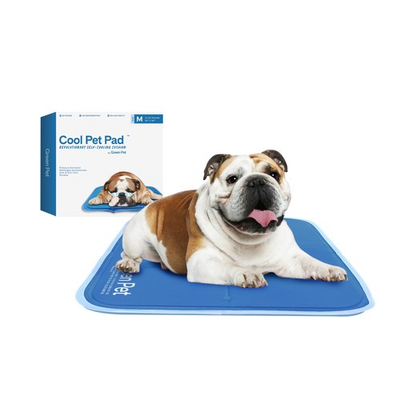 #ad Cooling Pet Pad Medium Blue 45 lb 21 45 Green Shop Self Cooling Pressure Dogs $74.99