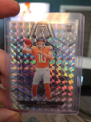 2024 Panini Mosaic - Rookies Bo Nix #312 Silver Prizm (RC)