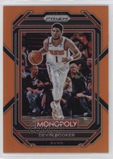 2022-23 Panini Prizm Monopoly Orange Prizm /124 Devin Booker #71
