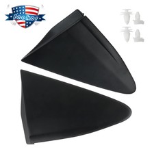 Left Right Rearview Mirror Triangle Cover Black For 2012 2013 2014 Toyota Yaris Left Right Rearview Mirror Triangle Cover Black For 2012 2013 2014 Toyota Yaris