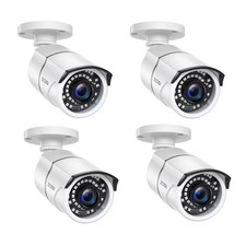 4 in 1 1080P Plug-In Outdoor/Indoor Bullet Security Camera Compatible for 1080P/