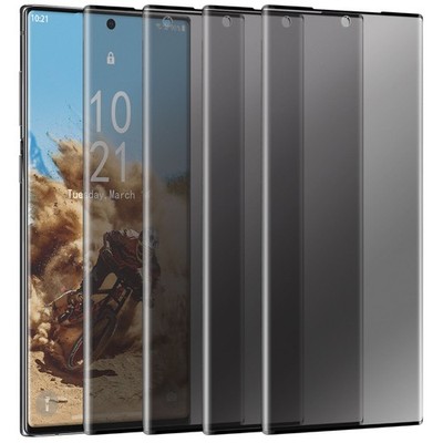 4-Pack For Samsung Galaxy Note10 Plus 5G Privacy Tempered Glass Screen Protector