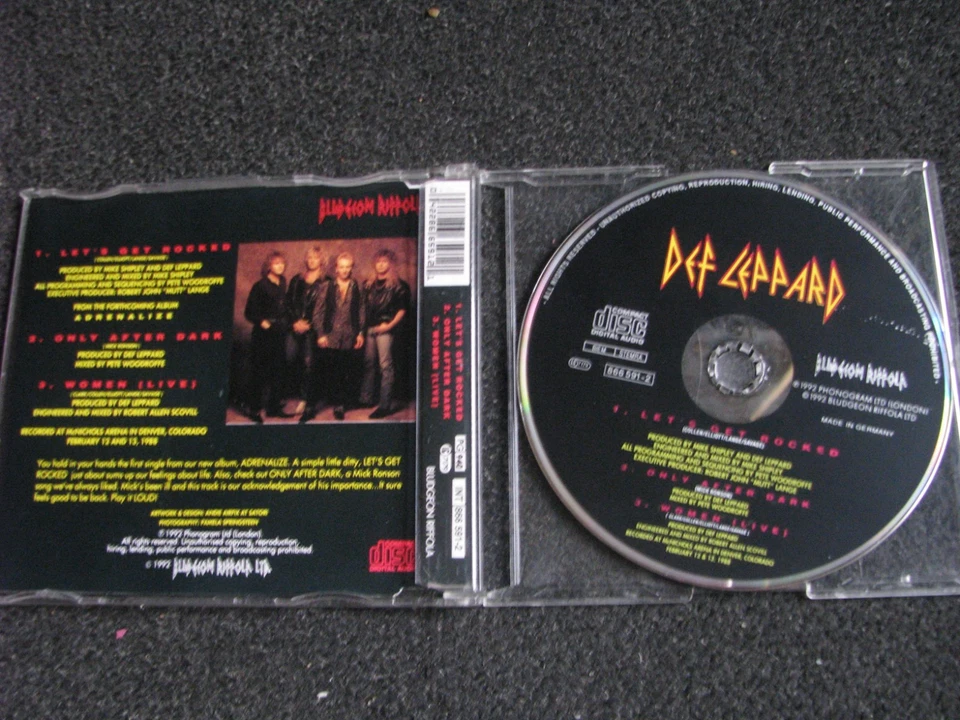 Def Leppard-Let´s get Rocked Maxi CD-1992 Germany-Phonogram-866 591 2 - Bild 2 von 2
