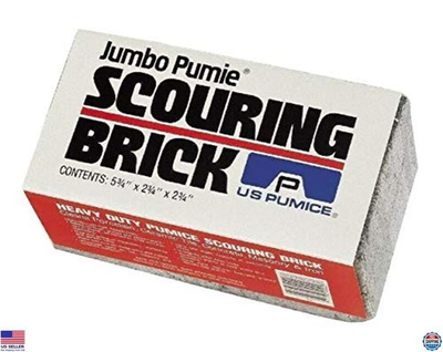 #ad Jumbo Pumice Scouring Brick for Large Surface Cleaning Pack of 12 $119.34