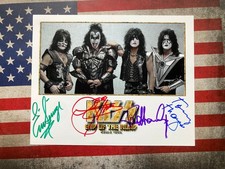 KISS Meet & Greet VIP Card Gene Simmons, Paul Stanley, Eric Singer, Tommy Thayer