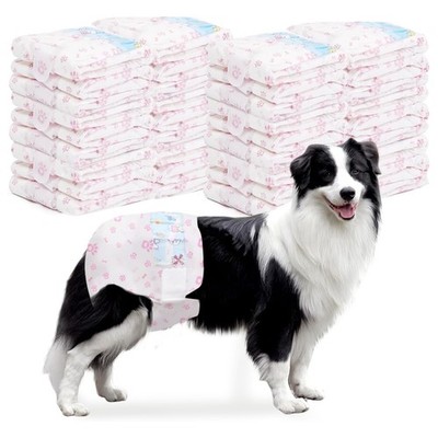 Disposable Super Absorbent Female Dog Diapers Extra Large Dog Pads, XL, 90 Count