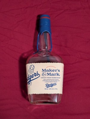 LOS ANGELES DODGERS MAKERS MARK BOTTLE (EMPTY) LIMITED EDITION 2025