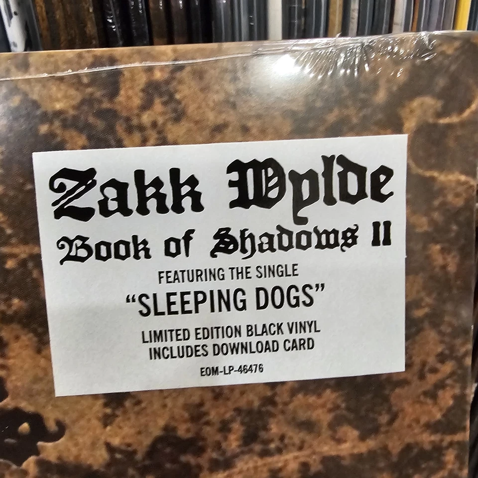 ZAKK WYLDE - Book of Shadows II LIMITED Black Vinyl 2 LP [NEW/SEALED] zack wild - Image 2 of 3