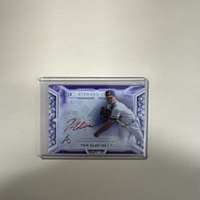 2018 TOPPS DIAMOND ICONS TOM GLAVINE RED AUTO ON CARD AUTO /10 BRAVES 