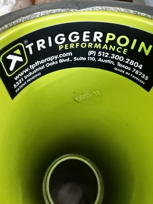GRID Full-Length Trigger Point Grid 2.0 Foam Roller 26 L X 5.5  Wide Black/Green