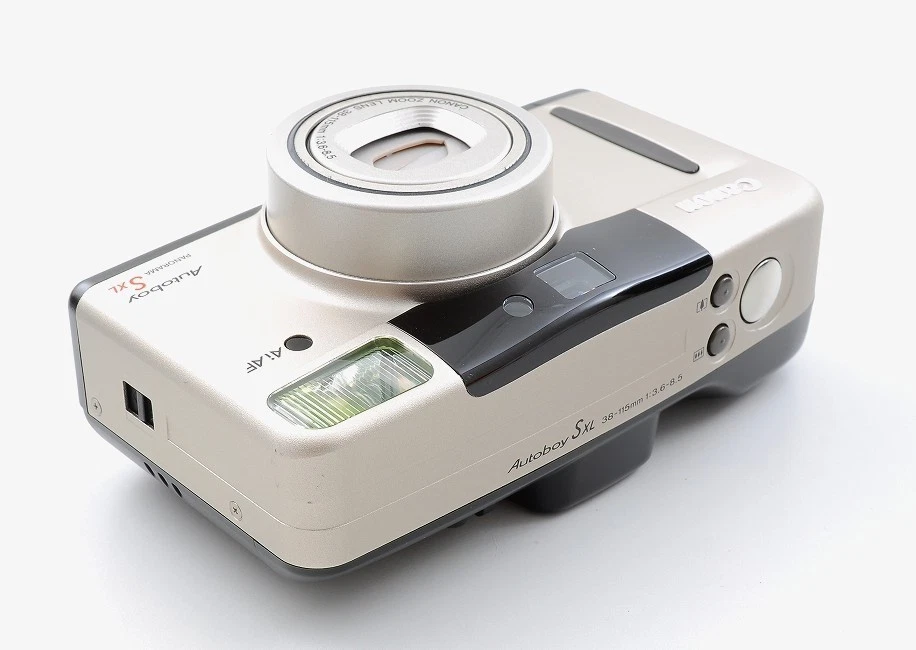 [TODO FUNCIONA / Casi COMO NUEVO] Canon Autoboy S PANORAMA 35mm Película apuntar y disparar JAPÓN Foto 4 de 4