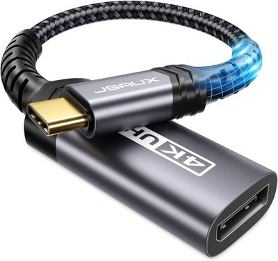 JSAUX USB-C auf Displayport Adapter 4K@60Hz- MacBook, Plug-and-Play, Oculus Rift