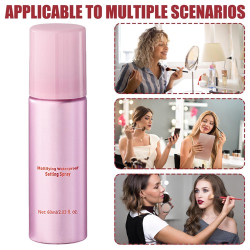 Makeup Setting Spray Long Lasting Fixing Spray 60ml Hydrating Radiant - Picture 11 of 12