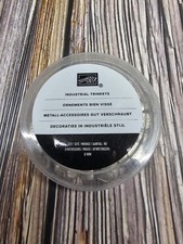 Stampin UP Silver INDUSTRIAL TRINKETS Embellishment PKG OF 40