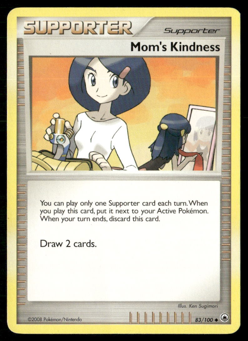 Mom's Kindness 83/100 Uncommon Majestic Dawn Pokemon Damaged