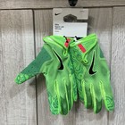 Nike Vapor Jet 8.0 Energy Swag Football Gloves Bright Green Size Adult Medium
