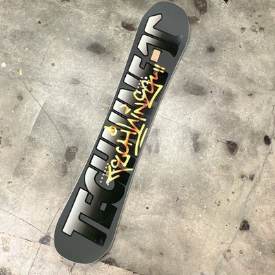 Technine Cam Rock 150cm Regular Snowboard Black/Yellow/White TECHNINE Graphic