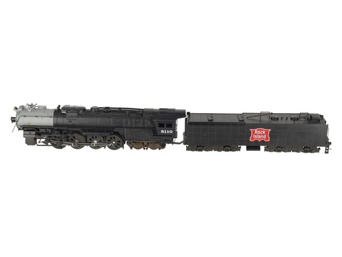 Locomotora de vapor American Models Rock Island 4-8-4 - alimentada por aire acondicionado #5110 | Condition: Used