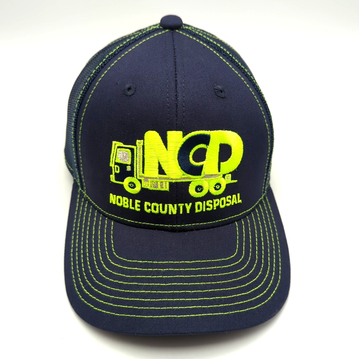 NOBLE COUNTY DISPOSAL NCP Indiana hat blue mesh back adjustable cap View 2