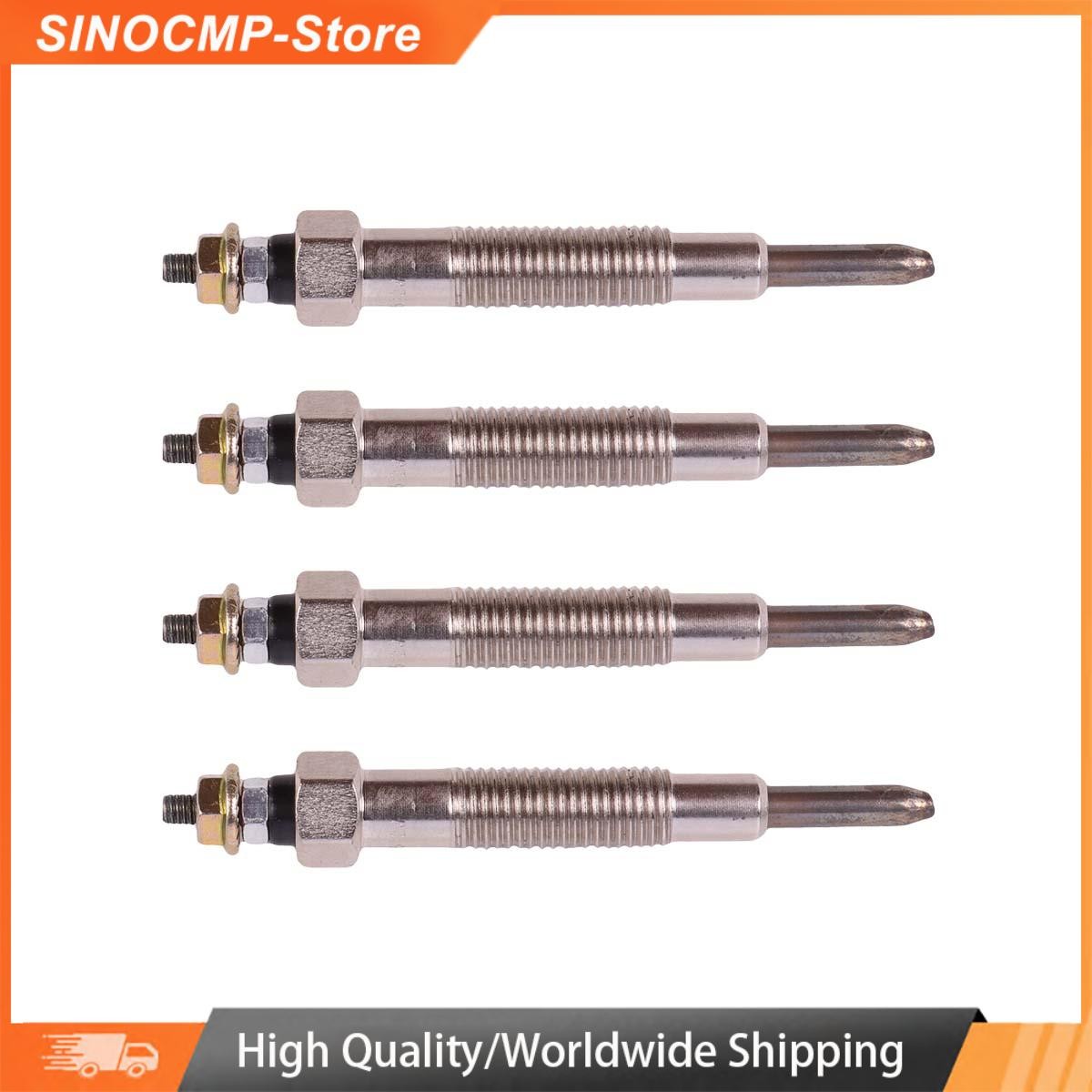 4pcs Glow Plugs MD050212 for Mitsubishi Triton Pajero L200 L300 4D55 4D56T 12V