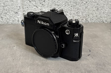 Nikon FM Black 35mm SLR Film Camera Body Only (3xxxxxxxx) ? Tested Working