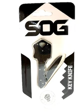 SOG Knife Key Shape Stainless Steel Folding Drop Blade Handle Lockback KEY101