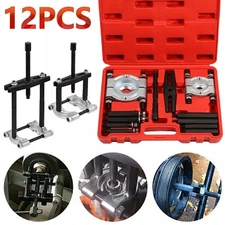 12PCS Heavy Duty Bearing Separator Removal Tool Kit Wheel Hub Axle Puller Pxoxkq