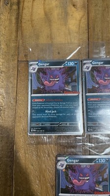 Pokémon Gengar GameStop Promo Stamped Card English 050/088 SEALED