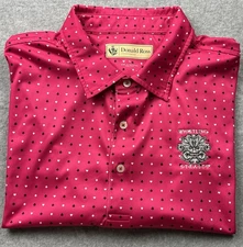 Donald Ross Men’s Golf Polo Shirt Whistling Straits Logo Size XL (Very Good Con)