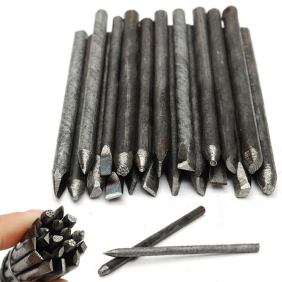 20Pcs Stamp Punch Work Tool Assorted Punches For Jewelry Flower Steel Metal DIY