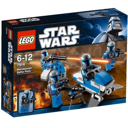 LEGO Star Wars 7913 Clone Trooper & 7914 mandalorianische Minifiguren Battle Pack NEU - Bild 4 von 7
