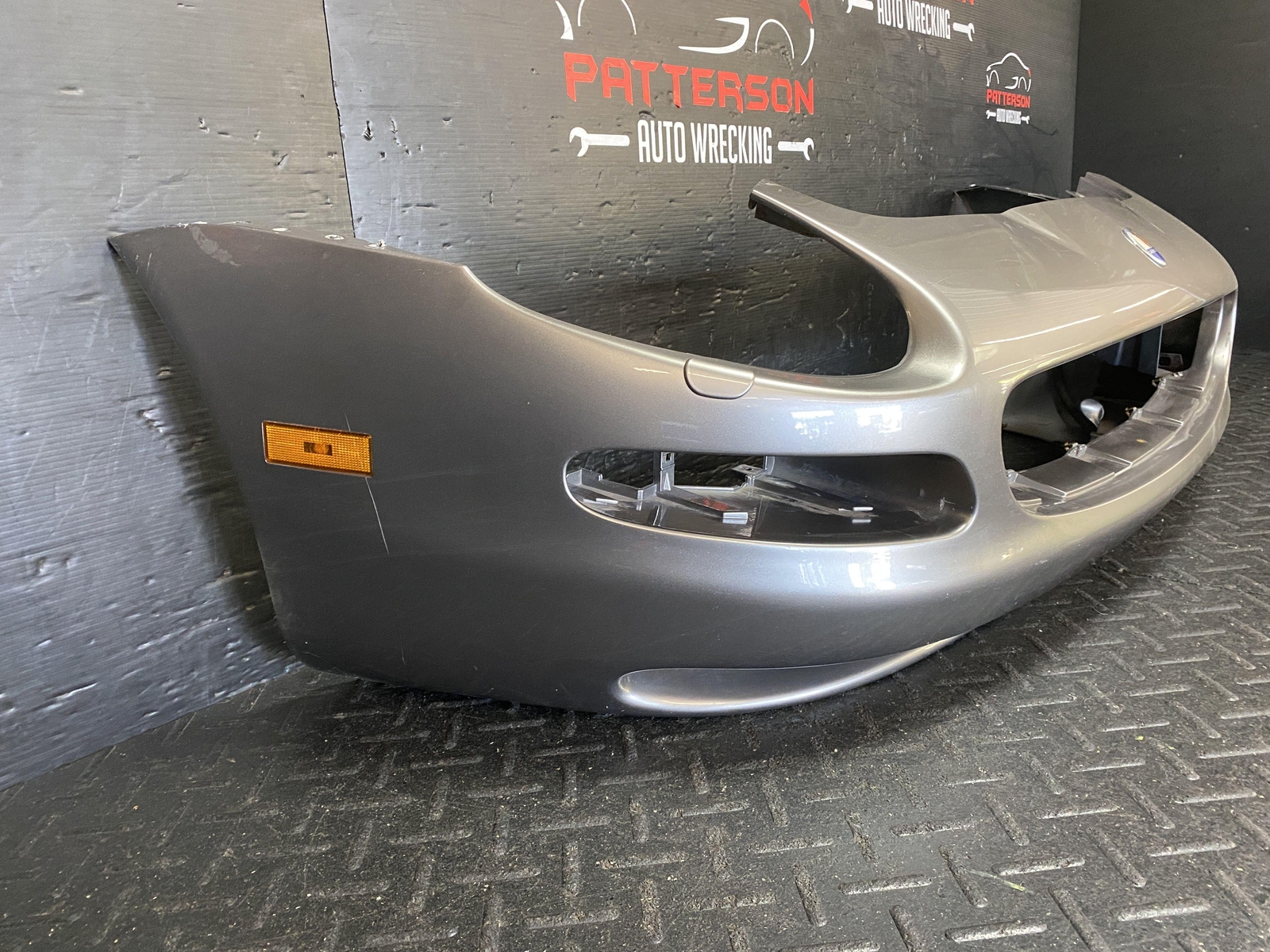 2004 MASERATI COUPE GT FRONT BUMPER COVER BARE SHELL SILVER 290.617