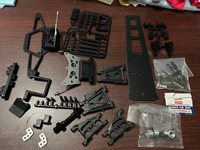 Vintage RC Parts Lot From Unbuilt Kit Kyosho Ferrari Testarossa Rampage