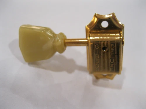 Vintage early 1970's Gold Plated GIBSON Deluxe Patent # Treble side TUNER
