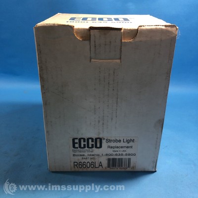Electronic Controls R6606LA ECCO Amber Strobe Light Lens  FNOB