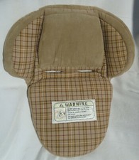 Eddie Bauer Deluxe 3-N-1 Car Seat Pad: Tan Plaid