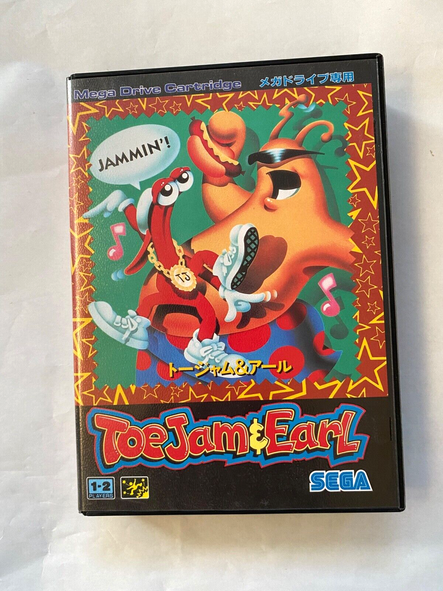 Jeu Sega Mega Drive ToeJam & Earl - Vintage - Complet Et Testé