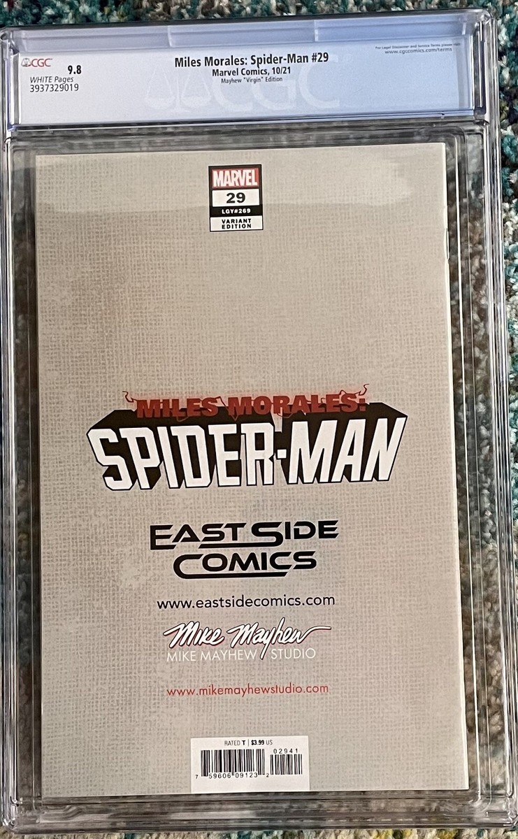 MILES MORALES SPIDER-MAN 29 CGC 9.8 MIKE MAYHEW NIKE JORDANS