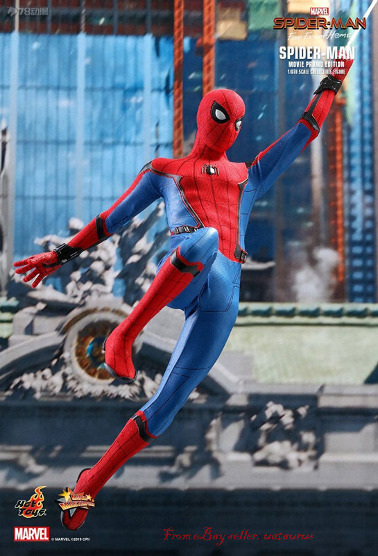 Perfect Hot Toys 1/6 Mms535 Spider-Man Movie Promo Edition In