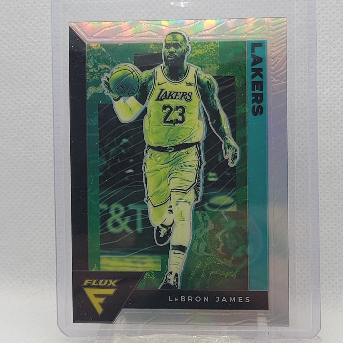 2020-21 Panini Flux Basketball LeBron James Silver Holo Prizm | eBay