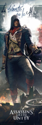 Door Poster Assassins Creed Unity La Liberte Arno Dorian