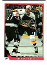 1993-94 Upper Deck #410 Murray Craven Vancouver Canucks