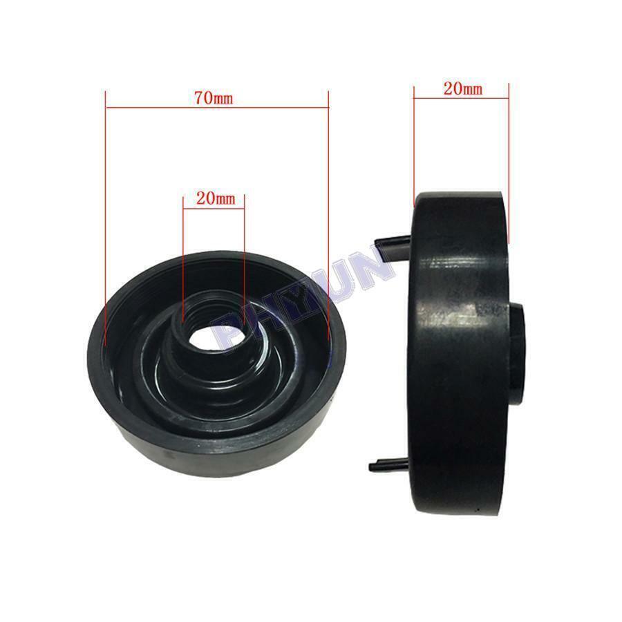 Yosoo 2-teilige Scheinwerfer-Schutzkappen 70mm - Wasserdicht & Staubdicht Für Auto LED Lampen
