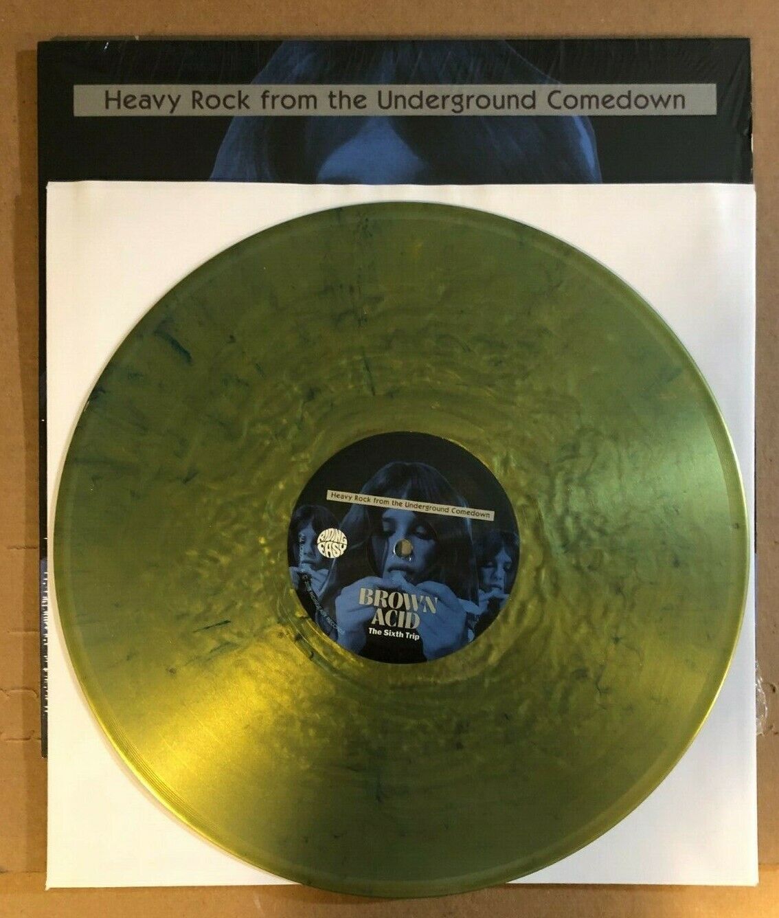 Ledsager hold alligevel LP: BROWN ACID - The Sixth Trip NEW V/A HEAVY PSYCH HARD ROCK GOLD BLUE  VINYL | eBay