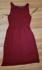 EUC Mark New York Dark Red Knit Dress Size S