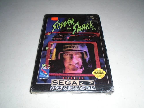 Sewer Shark - Black Box (NEW/SEALED - READ)  ☆☆ (Sega CD) game