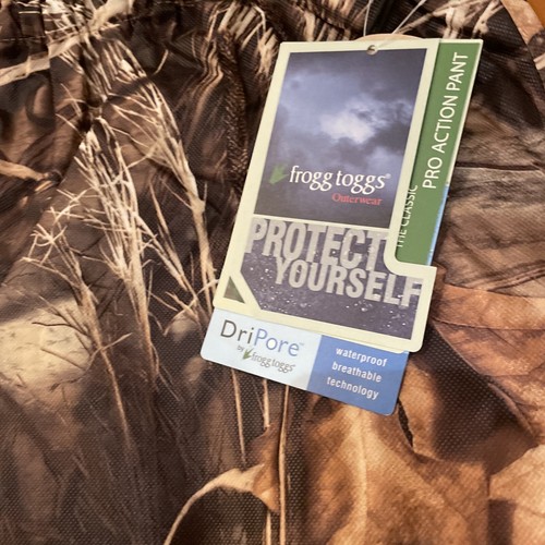 Frogg Toggs Classic Pro Action Realtree Max 4 waterproof hunting pants NEW XXL - Picture 3 of 15